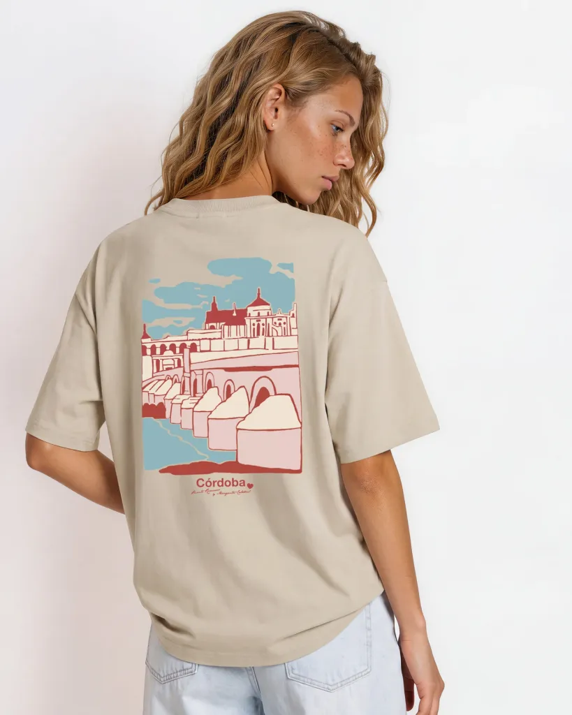 Puente Romano Oversize Trasera Woman - Stone Web.webp