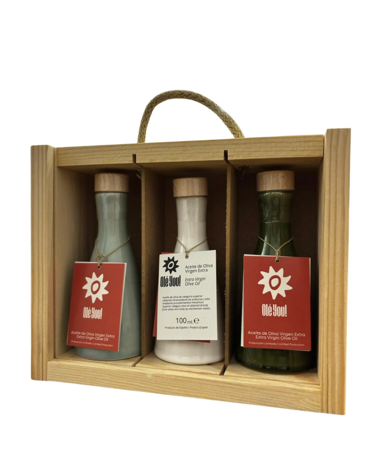 Estuche 3 x Aceiteras 100 ml