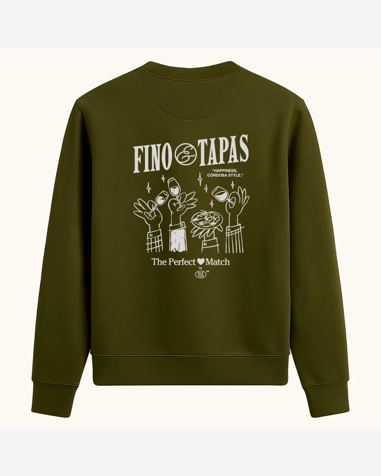 [rop_0023_s] Sudadera Cuello "Fino&Tapas" (S)