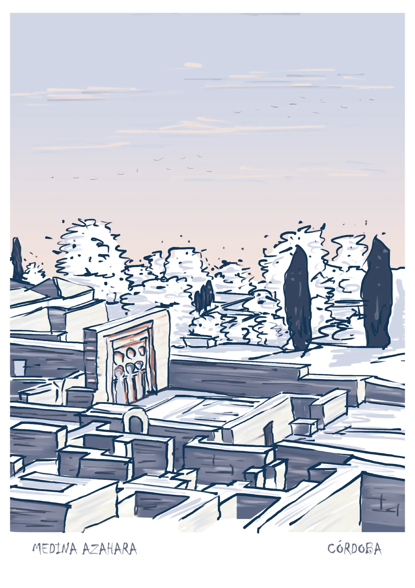 [art_007] Lámina "Medina Azahara"