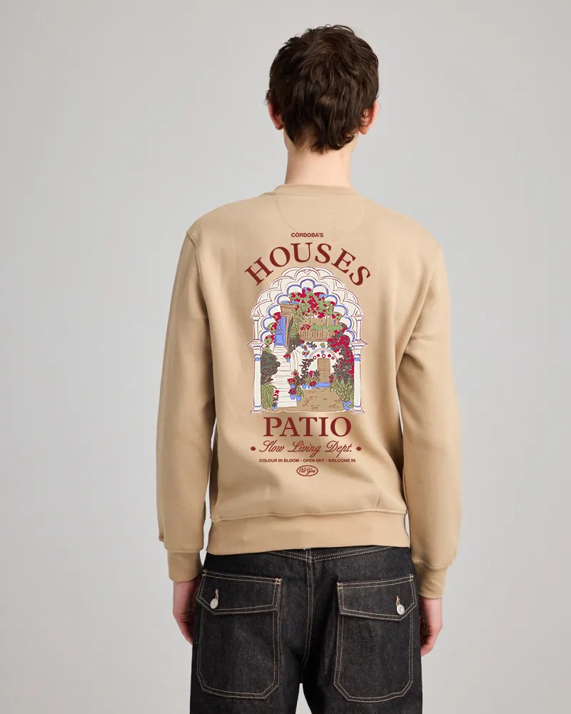 [rop_0020_s] Sudadera Cuello "Houses Patio" (S)