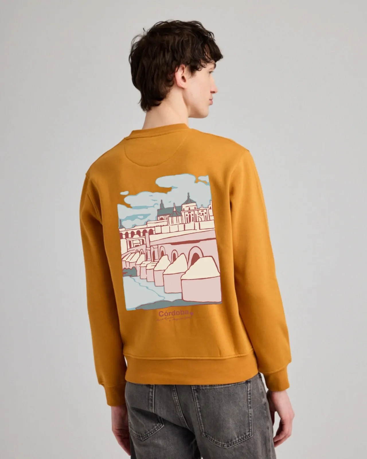 [rop_0021_s] Sudadera Cuello "Puente Romano" (S)