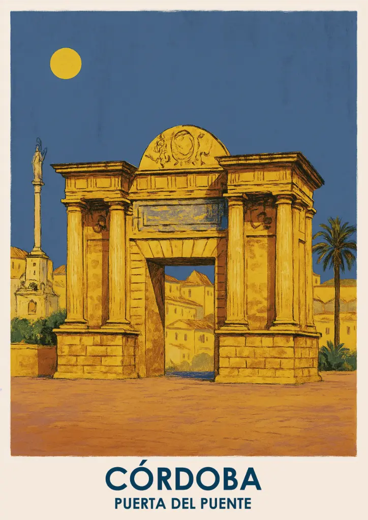 Postal Madera Puerta del Puente