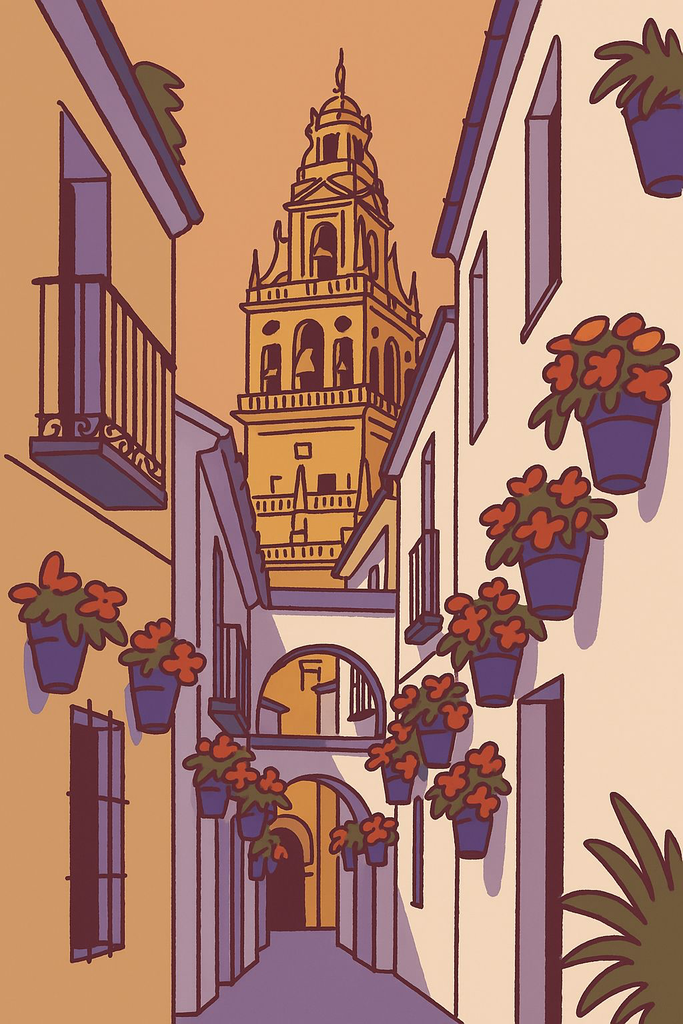 Postal Madera Calleja de las Flores