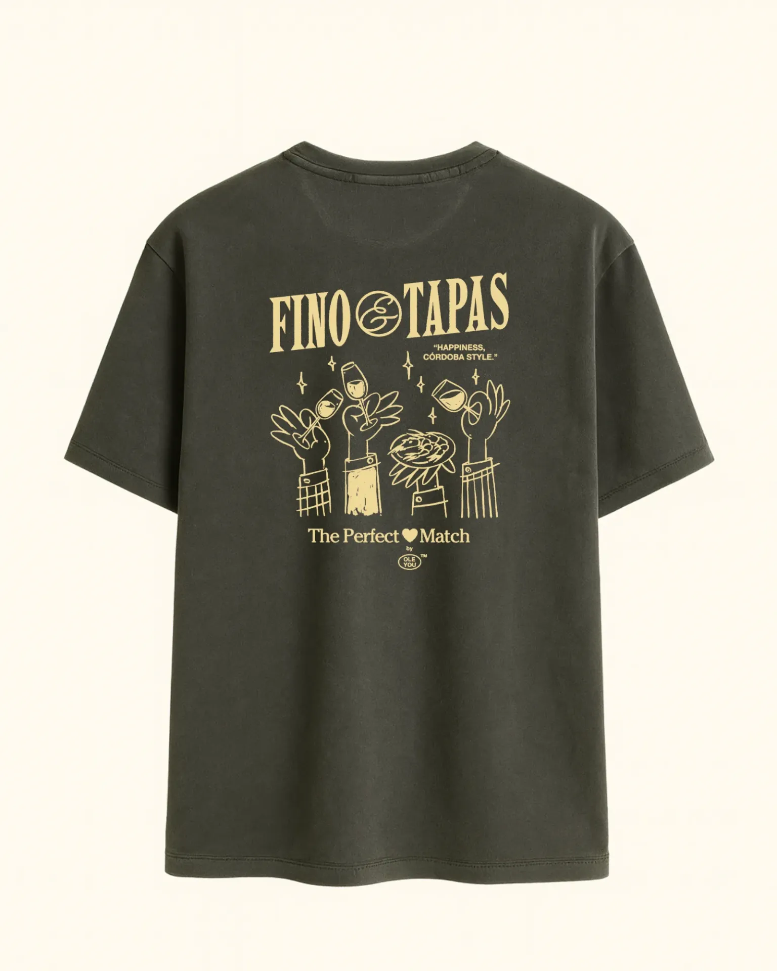 [rop_0002_xs] Camiseta Oversize "Fino&Tapas" (XS)