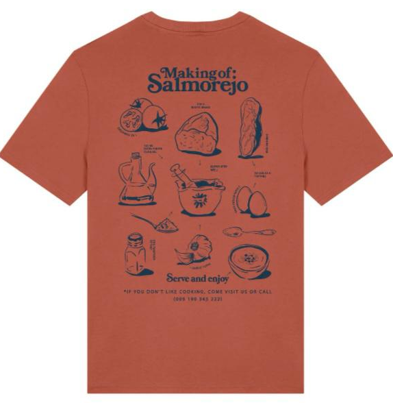 [rop_0006_ecru_xs] Camiseta "Salmorejo" (ecru, XS)