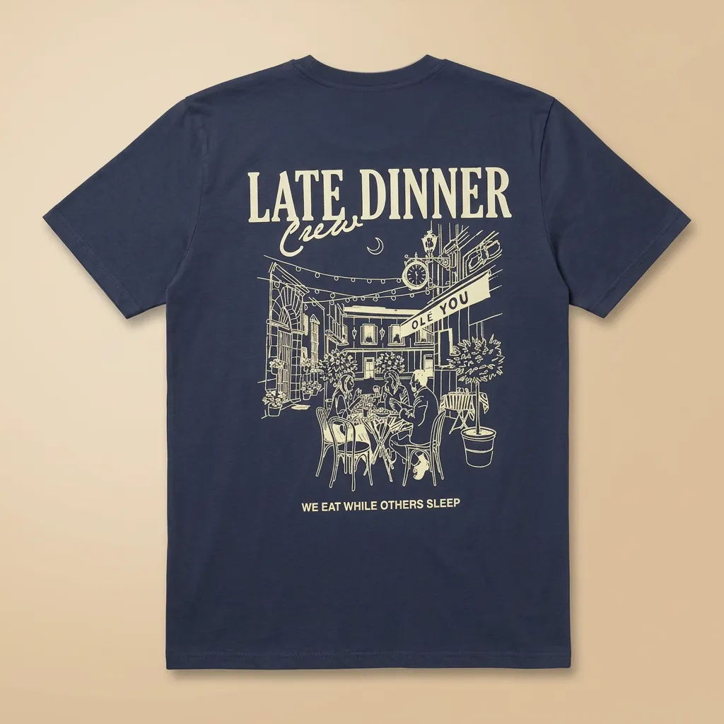 Camiseta "Late Dinner"